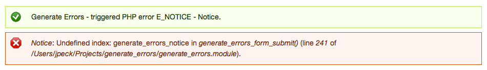 Generate Errors Drupal Org Generate Errors Drupal Org